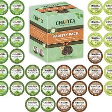 Cha4TEA 36-Count Assorted Green Tea Pods for Keurig – Matcha, Jasmine, Oolong & Classic Green Tea