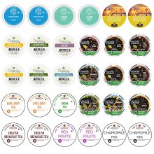 Tea Pods Variety Pack – 30 Assorted Green, Black, White, and Herbal Tea Pods for Keurig Machines