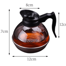11.8L Heat-Resistant American Coffee Pot with Ergonomic Handl