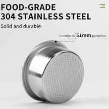 51MM Coffee Filter Basket for bottomless portafilters, made of durable stainless steel with a fine mesh design for optimal coffee extraction.